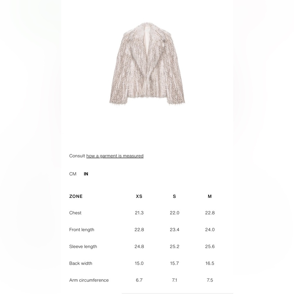 ZARA SHORT FAUX FUR COAT - Picture 16 of 16